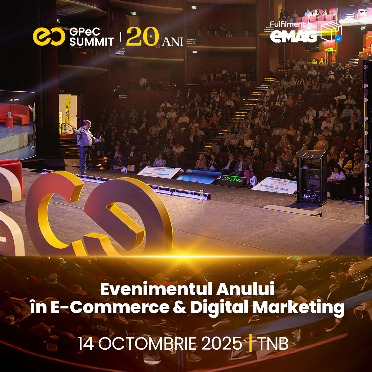 GPeC SUMMIT 14 Octombrie – ziua în care domeniile E-Commerce și Digital Marketing sărbătoresc două decenii împreună cu GPeC